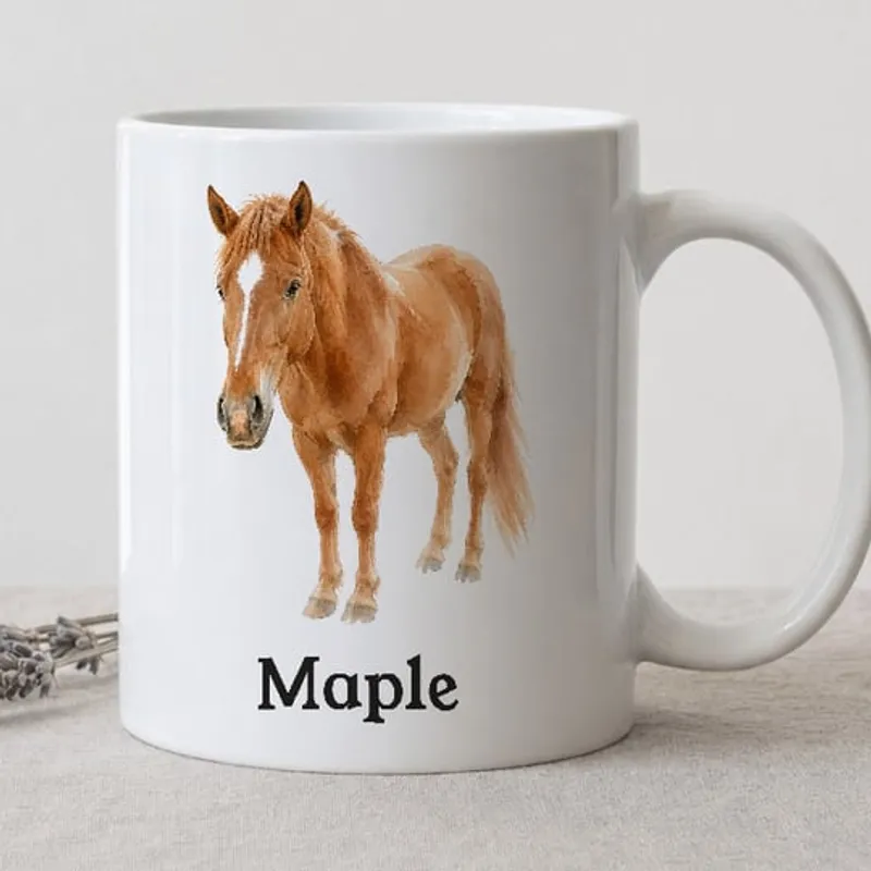 Example horse mug: Maple